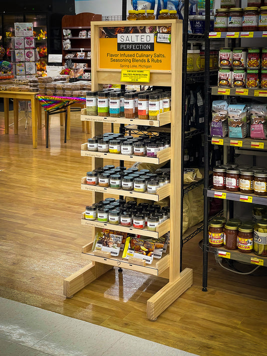 Exciting News: Our Unique Flavored Salts and Seasoning Rubs Now Available at Orchard Market in Spring Lake, Michigan!